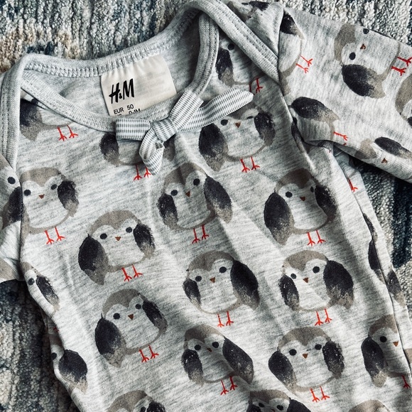 Bespoke 0-3 Fall Collection: Fair isle/romper/peplum jacket/owls/🦉 🦊🧡 - Picture 7 of 16